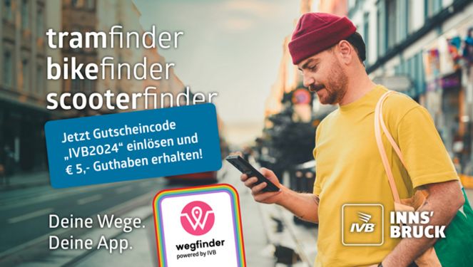 Deine Wege. Deine App. Jetzt die wegfinder App downloaden!